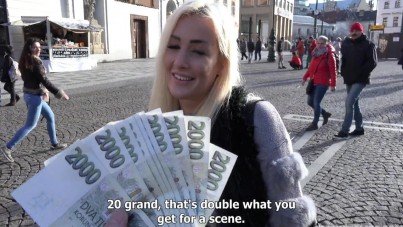 Double Pay For Sex With A Czech Pornstar